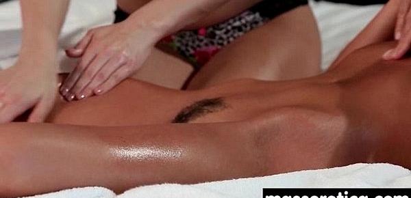  Sensual Oil Massage turns to Hot Lesbian action 6